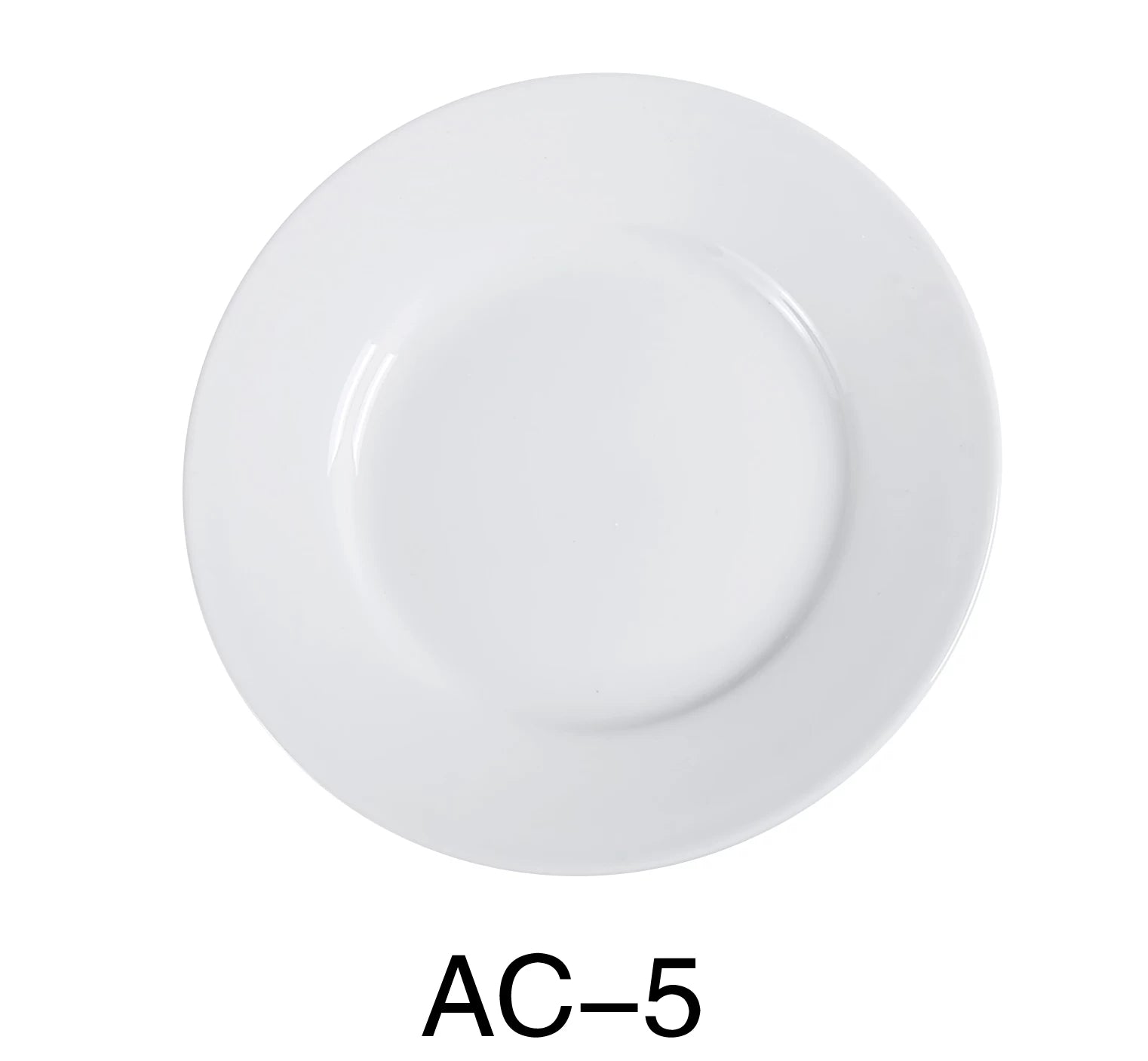 Yanco AC - 5 ABCO Bread Plate, 5.5"‚ Diameter, China, Super White, Pack of 36