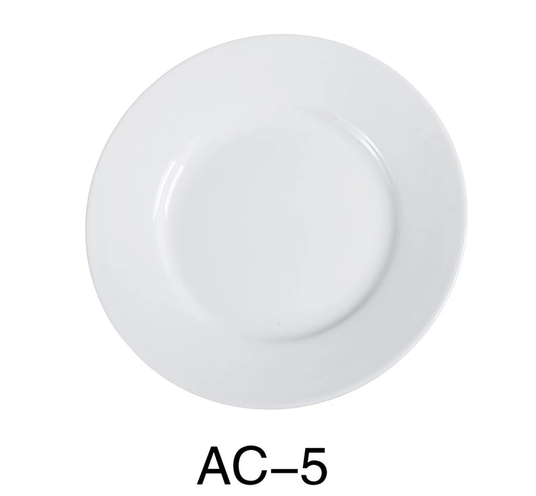 Yanco AC-5 ABCO Bread Plate, 5.5″ Diameter, China, Super White, Pack of 36