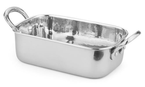 Rectangular Stainless Steel Roaster Serving dish - 10 Oz.