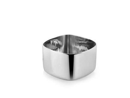 Stainless Steel Square serving Bowl # 1 - 4 Oz.