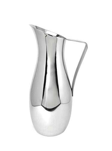 Stainless Steel Shiny Water Pitcher - Elegant