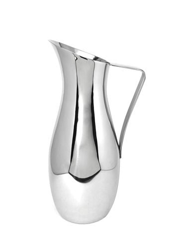 Stainless Steel Shiny Water Pitcher-Elegant
