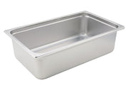 WINCO SPJH - 106 Full Size Anti - Jamming 22 Gauge Stainless Steel Steam Table Pan - 6 inch Deep NSF
