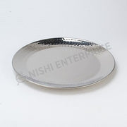 Hammered Stainless Steel Side Plate 7.5 inches