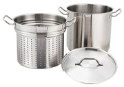 Winco SSDB - 20S 20 Qt Steamer/Pasta Cooker, Stainless Steel