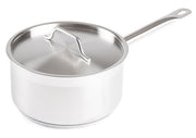 Winco SSSP - 3 Stainless Steel Sauce Pan with Cover - 3.5 Qt.