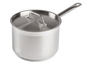 Winco SSSP - 4 Stainless Steel Sauce Pan with Cover - 4.5 Qt.