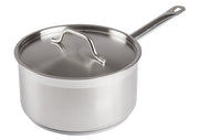 Winco SSSP - 6 Stainless Steel Sauce Pan with Cover - 6 Qt.