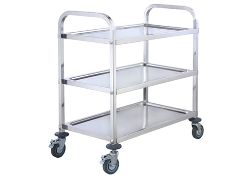 Winco Stainless Steel Trolley, 3 Tiers