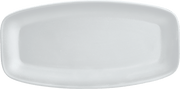 Melamine Rectangle Platter 9.5 inch, White, Pack of 12