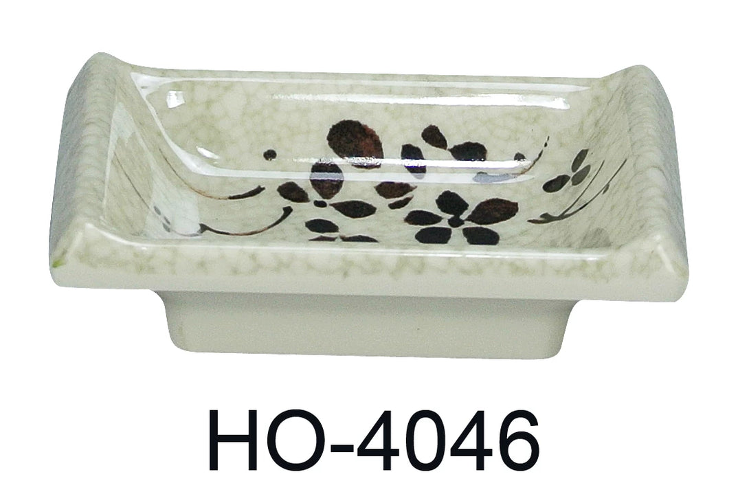 Yanco HO-4046 Honda Sauce Dish, 3.75″ Length, 2.5″ Width, Melamine, Pack of 72