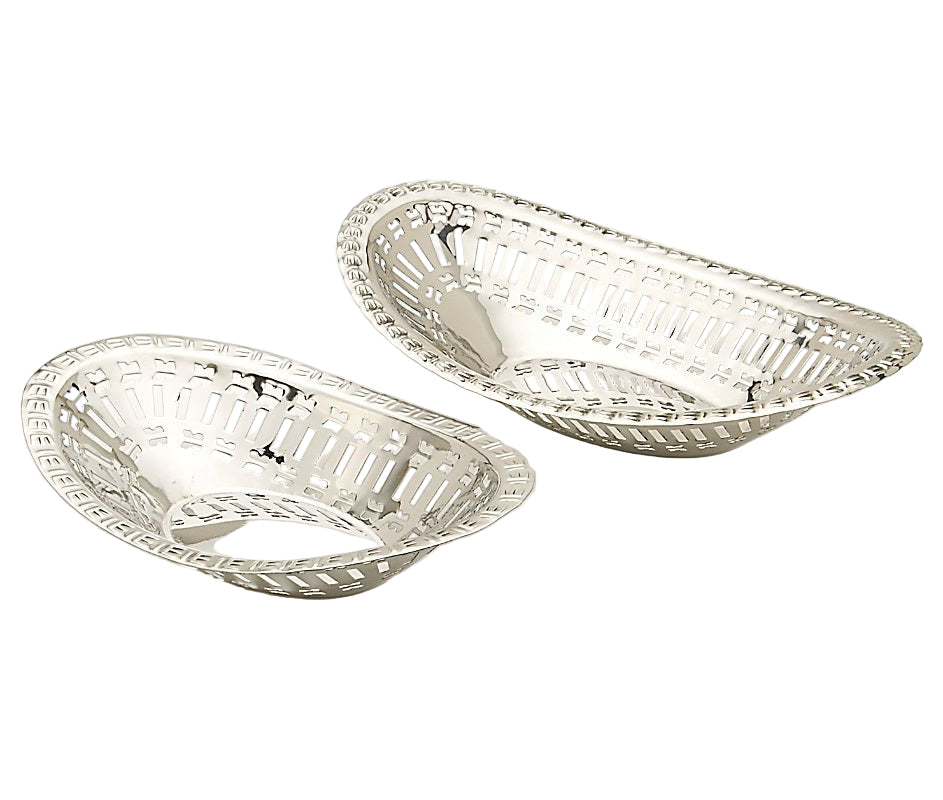 Stainless Steel Bread Basket - Large