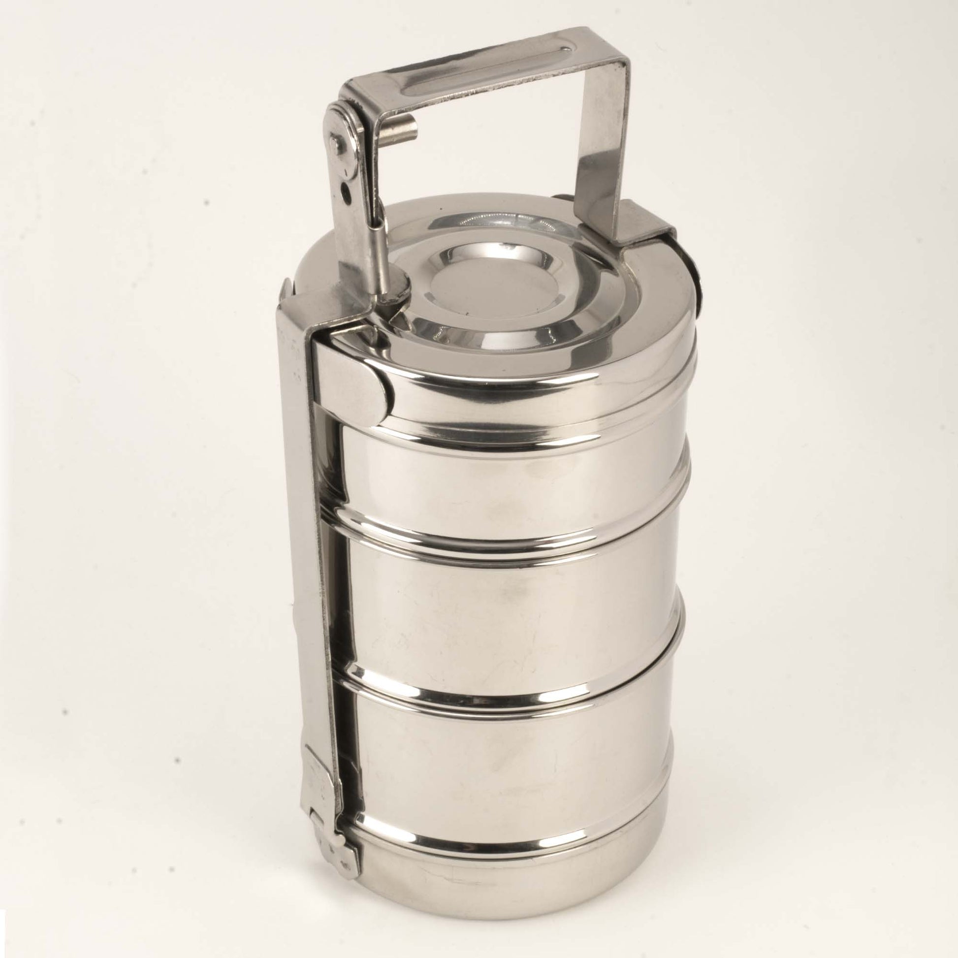 Stainless Steel Tiffin Lunch Box 3 Tier, 20 Oz. Bowl