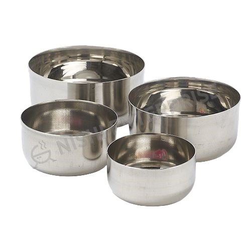 Stainless Steel Katori Serving Bowl - 4 inch - 12 Oz.