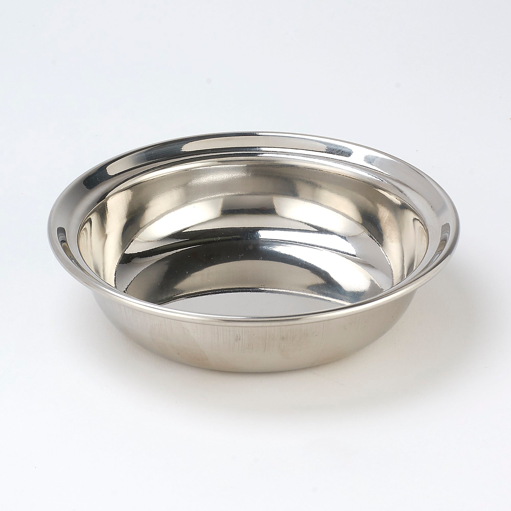 Stainless Steel Round Entree Serving Dish - 8 Oz.