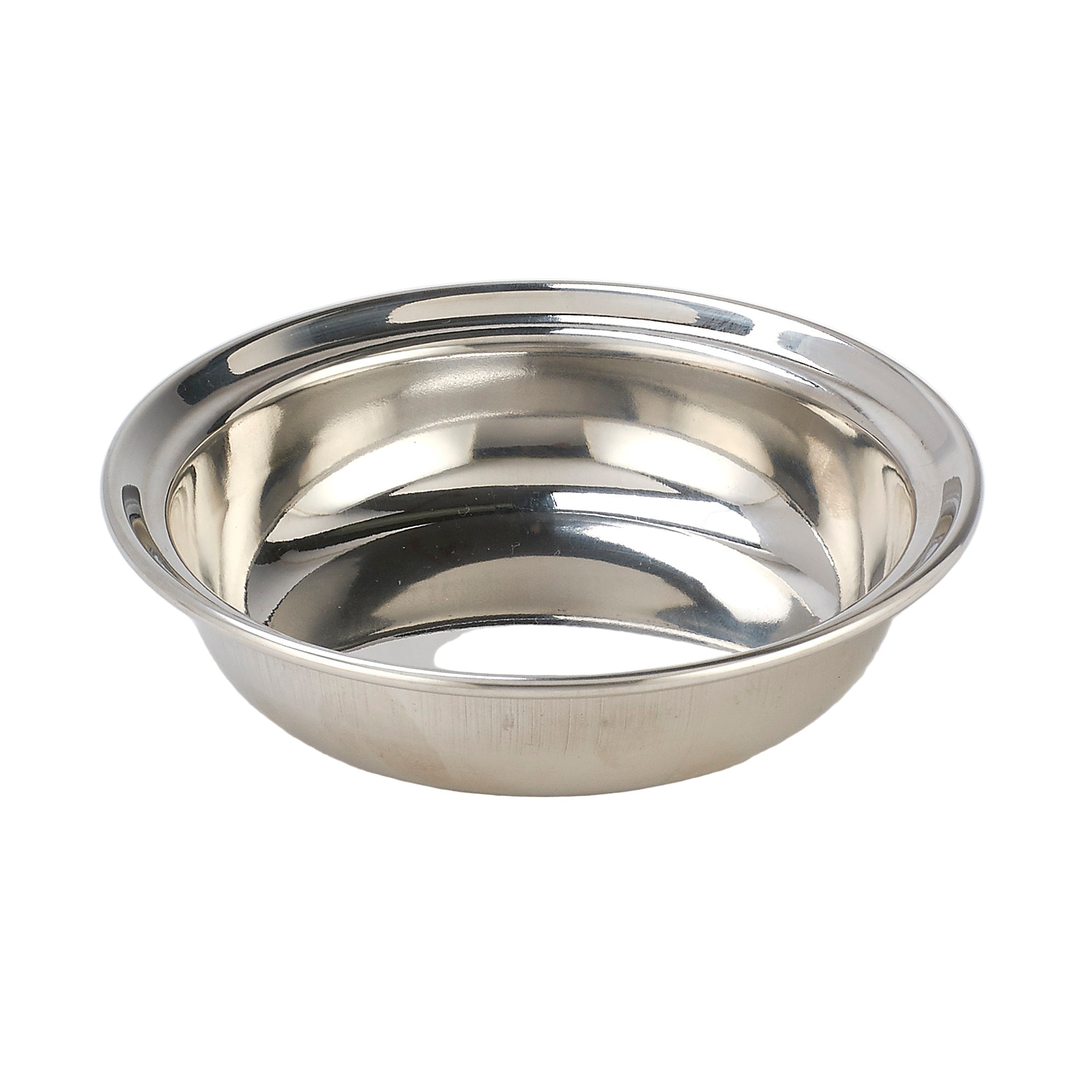 Stainless Steel Round Entree Serving Dish - 12 Oz.