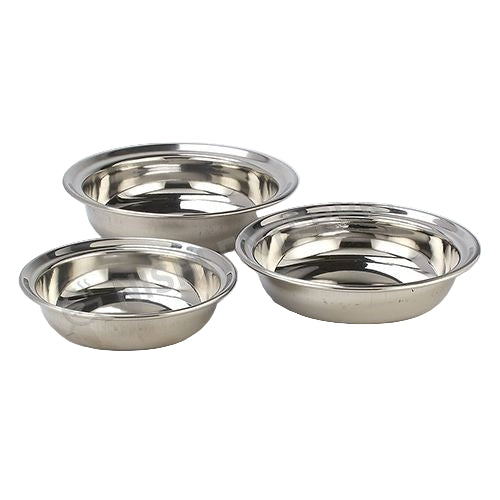 Stainless Steel Round Entree Serving Dish - 12 Oz.