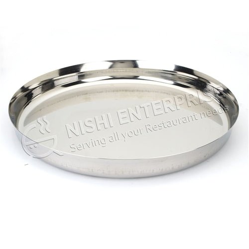 Stainless Steel Thali Platter - 13 Inch Dia.