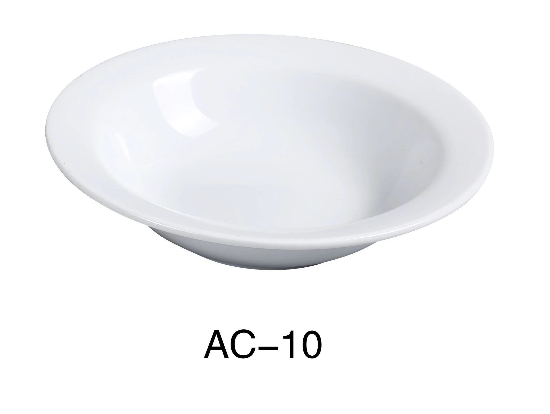 Yanco AC - 10 ABCO 13 oz Grapefruit Bowl, 6.5"‚ Diameter, China, Super White, Pack of 36