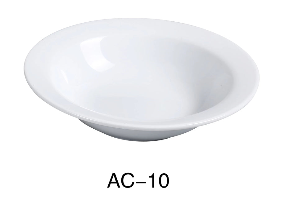 Yanco AC-10 ABCO 13 oz Grapefruit Bowl, 6.5″ Diameter, China, Super White, Pack of 36