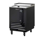 Turbo Air TBC - 24SB - N6 24 - in Bottle Cooler With Sliding Door, Cap Opener, Black