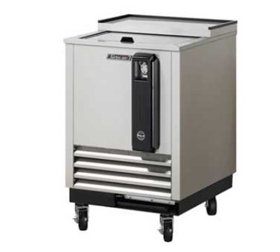 Turbo Air TBC-24SD-N6 24-in Bottle Cooler With Sliding Door, Removable Cap Opener, Stainless