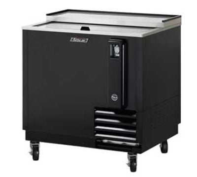 Turbo Air TBC - 36SB - N6 36 - in Bottle Cooler With Sliding Door, Cap Opener, Black