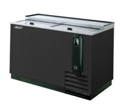 Turbo Air TBC - 65SB - N6 Bottle Cooler With Stainless Countertop, 65 - in W, Black