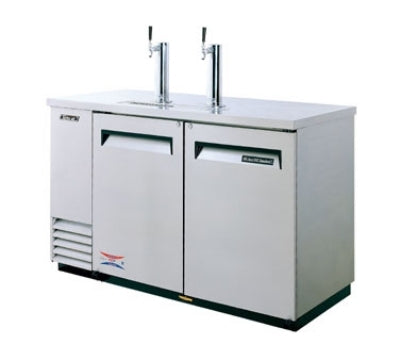 Turbo Air TBD-2SD-N6 59-in All Stainless Beer Dispenser With 2-Half Barrel Capacity