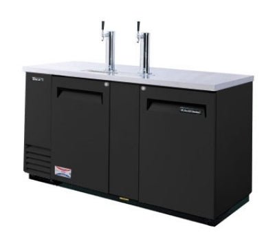 Turbo Air TBD - 3SB - N 69 - in Beer Dispenser With (3) 1/2 - Barrel Capacity, Black