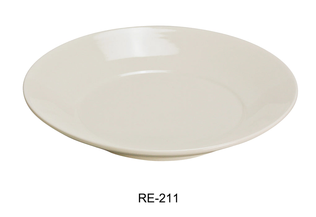 Yanco RE-211 Recovery Salad Plate, 11.5″ Diameter, 2″ Height, China, American White Color, Pack of 12