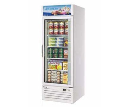 Turbo Air TGF - 23SD - N One - Section Freezer Merchandiser With Glass Door, 23 - cu ft