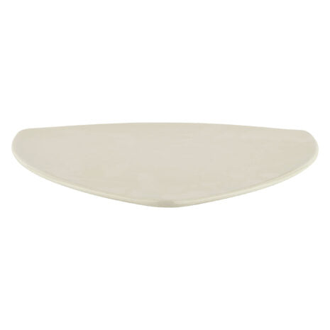 GET TP-12-DI, 12″ Triangle Plate, Diamond Ivory, Melamine, Pack of 12