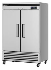 Turbo Air TSR - 49SD - N6, Double Doors Refrigerator, Bottom Mount with LED Lighting