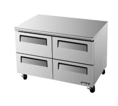 Turbo Air TUF-48SD-D4-N Undercounter Freezer With 4-Drawers