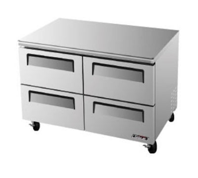Turbo Air TUR - 48SD - D4 - N Under Counter Refrigerator With 4 - Drawers