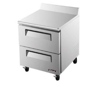 Turbo Air TWF-28SD-D2-N 1-Section Worktop Freezer With 2-Drawers