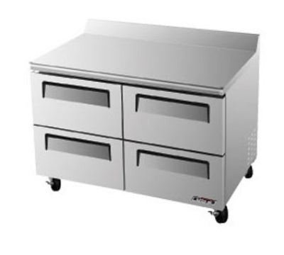 Turbo Air TWR - 48SD - D4 - N Worktop Refrigerator With 4 - Drawers