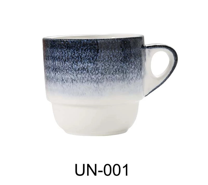 Yanco UN-001 Universe 3 1/8″ STACKABLE CUP 6 OZ Chinaware, Pack of 36