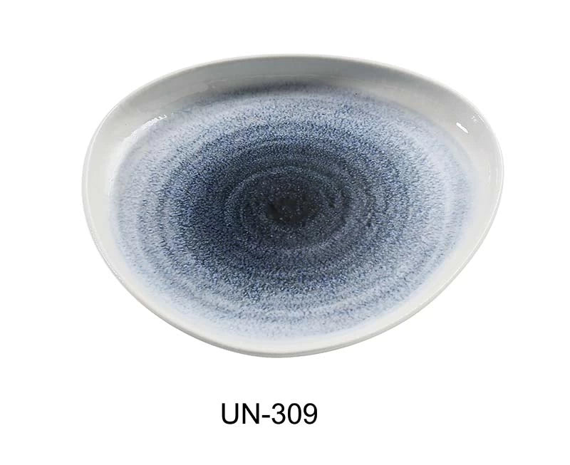Yanco UN-309 Universe 9″ X 8 1/2″ X 1 1/4″ TRIANGLE PLATE Chinaware, Pack of 24