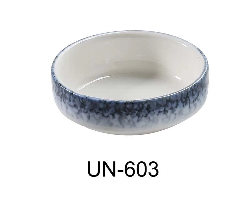 Yanco UN - 603 Universe 2 1/2"‚ X 3/4"‚ SAUCE DISH 1 OZ Chinaware, Pack of 48