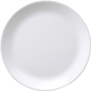 Melamine Urmi Plus Round Dinner Plate 10.5 inch, White, Pack of 12