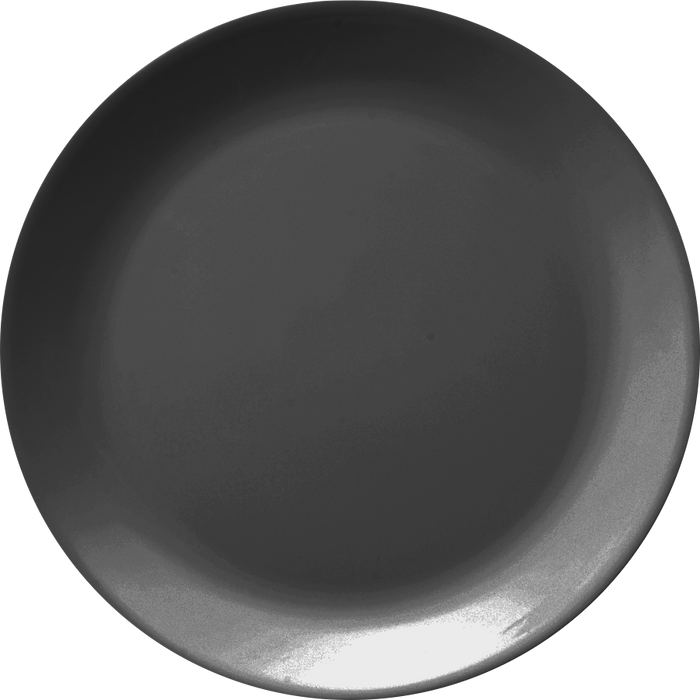 Melamine Urmi Plus Dinner Plate 10.5 inch, Black- Pack of 12, Round