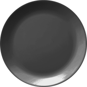 Melamine Urmi Plus Dinner Plate 7.3 inch, Black, Pack of 12, Round