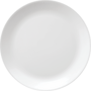 Melamine Urmi Plus Plate 7.3 inch White, Pack of 12, Round Plate
