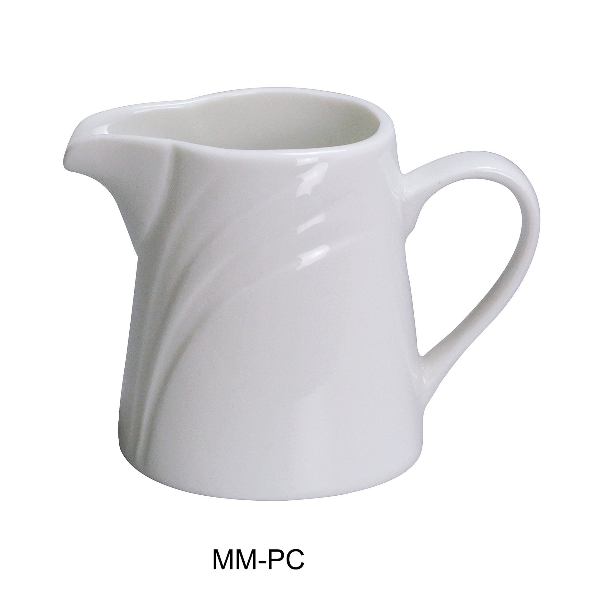 Yanco MM - PC Miami Creamer, 6 oz Capacity, China, Bone White, Pack of 48