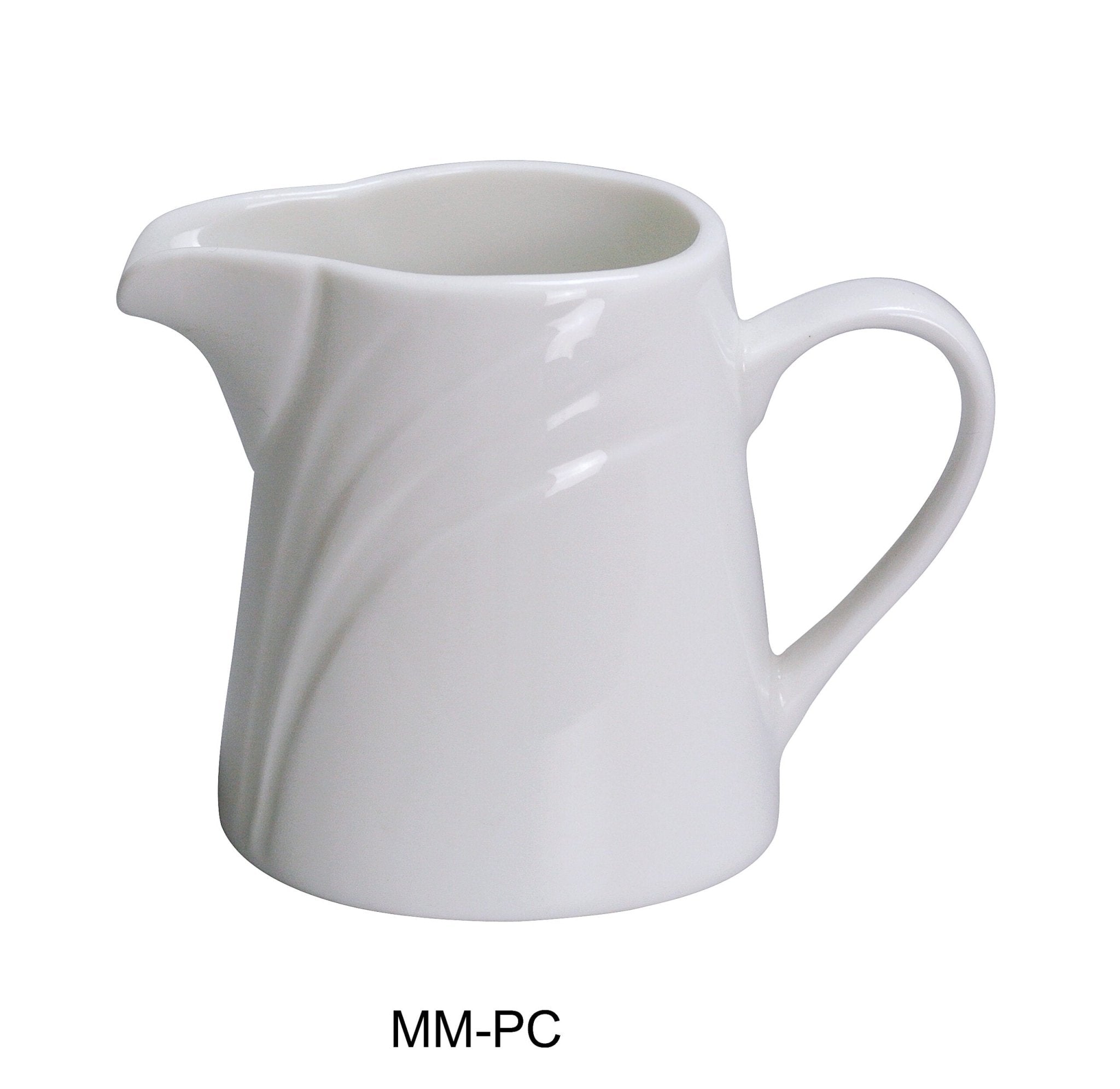Yanco MM - PC Miami Creamer, 6 oz Capacity, China, Bone White, Pack of 48