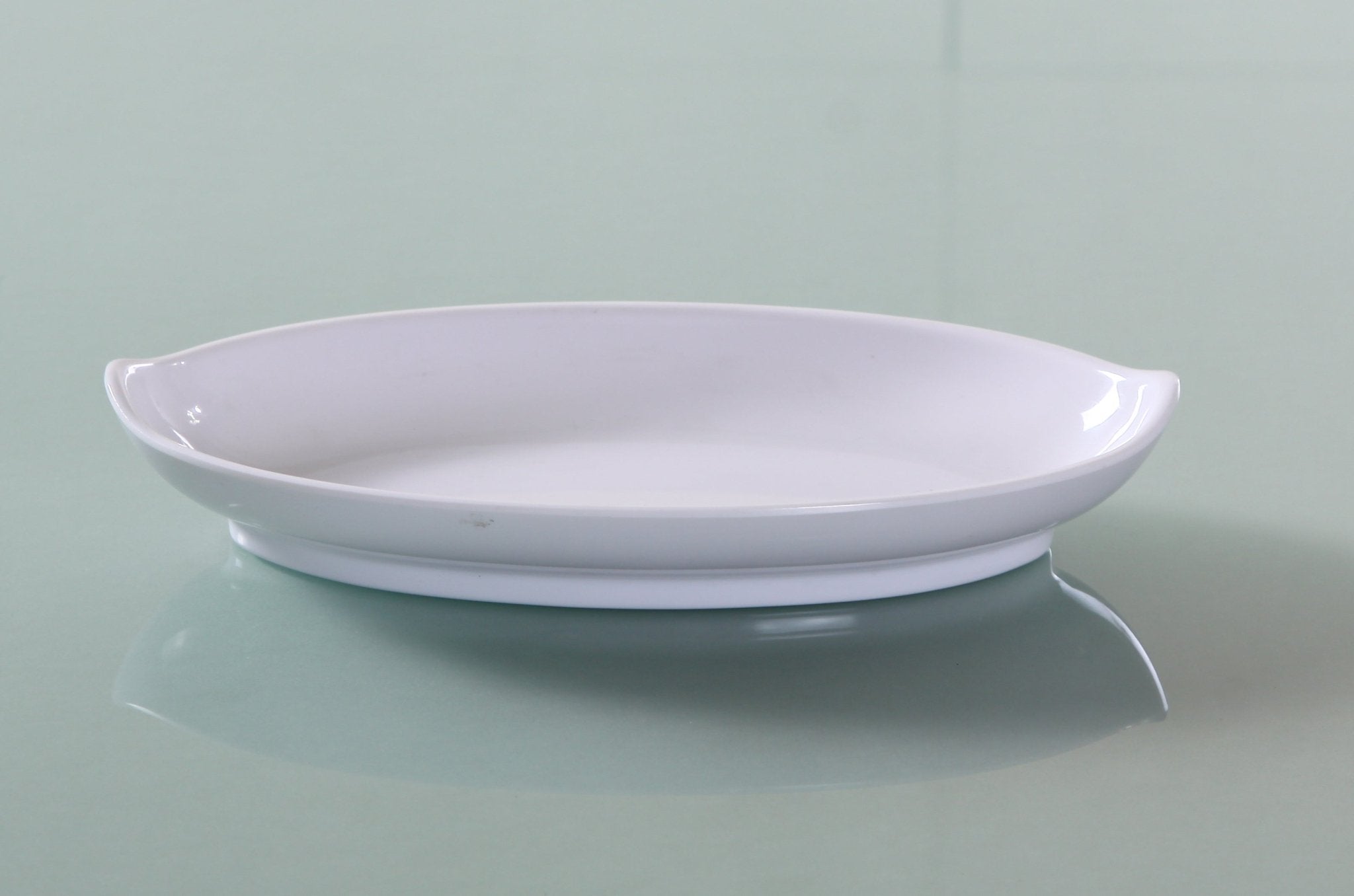 Yanco VE - 409 Venice Deep Plate, Oval, 8 Oz Capacity, 8.5" Length, 4.75" Width, Melamine, Pack of 48