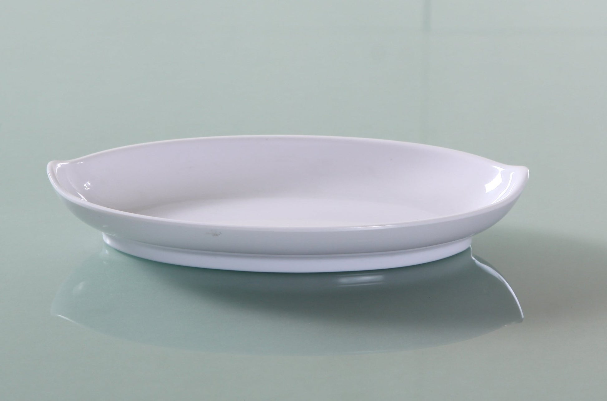 Yanco VE - 410 Venice Deep Plate, Oval, 12 oz Capacity, 9.5" length, 5.5" Width, Melamine, Pack of 24