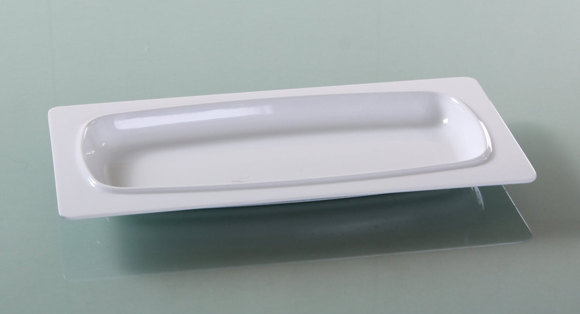 Yanco VE - 413 Venice Deep Plate, Rectangular, 12.875" Length, 6.875" Width, Melamine, Pack of 12